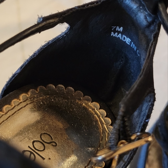 Satin Stilettos with Crystal Embellishments - Picture 11 of 14